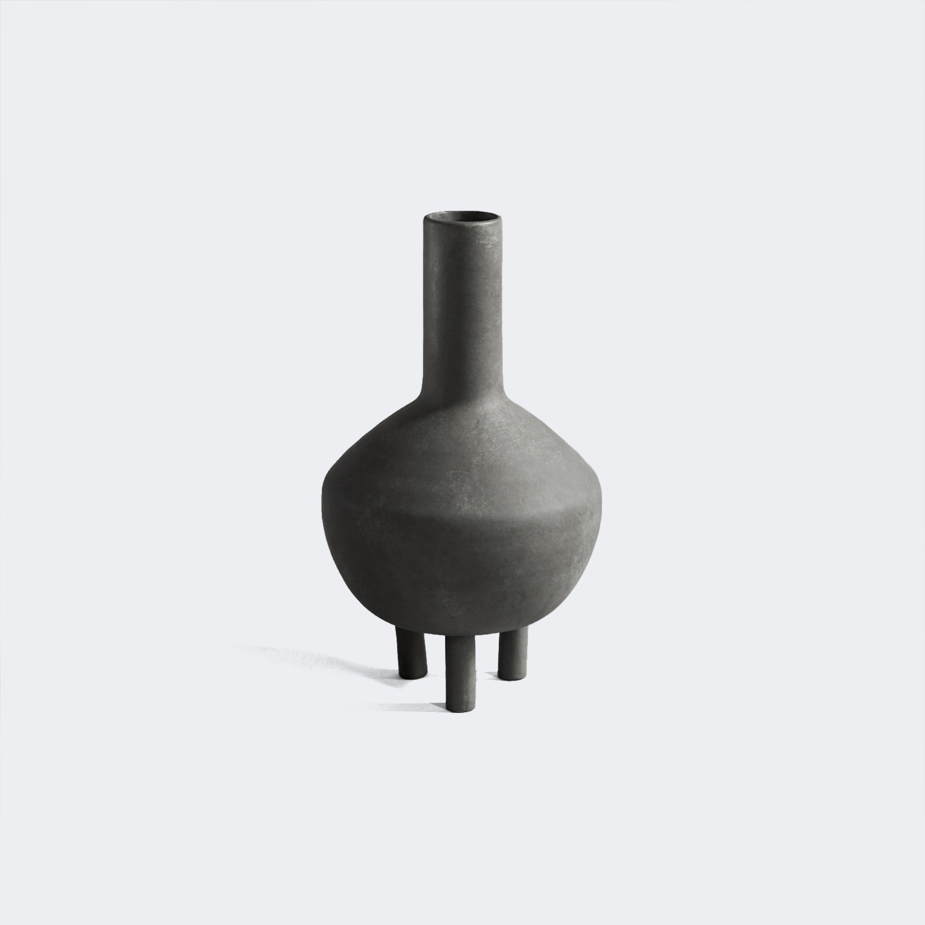 101 Copenhagen Duck Vase, Fat Dark grey - KANSO#Color_Dark grey