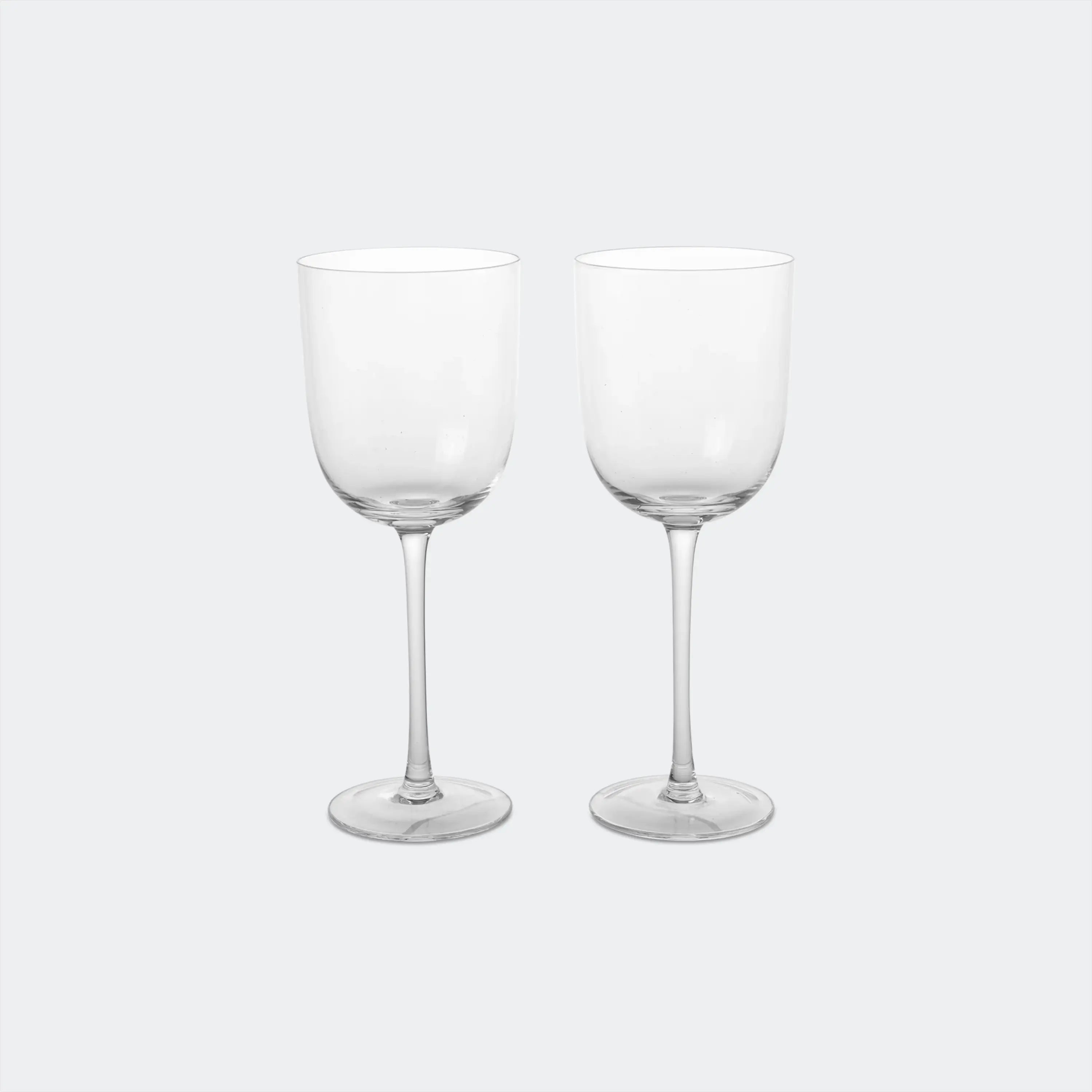 ferm LIVING Host red wine glasses, set of 2, blush