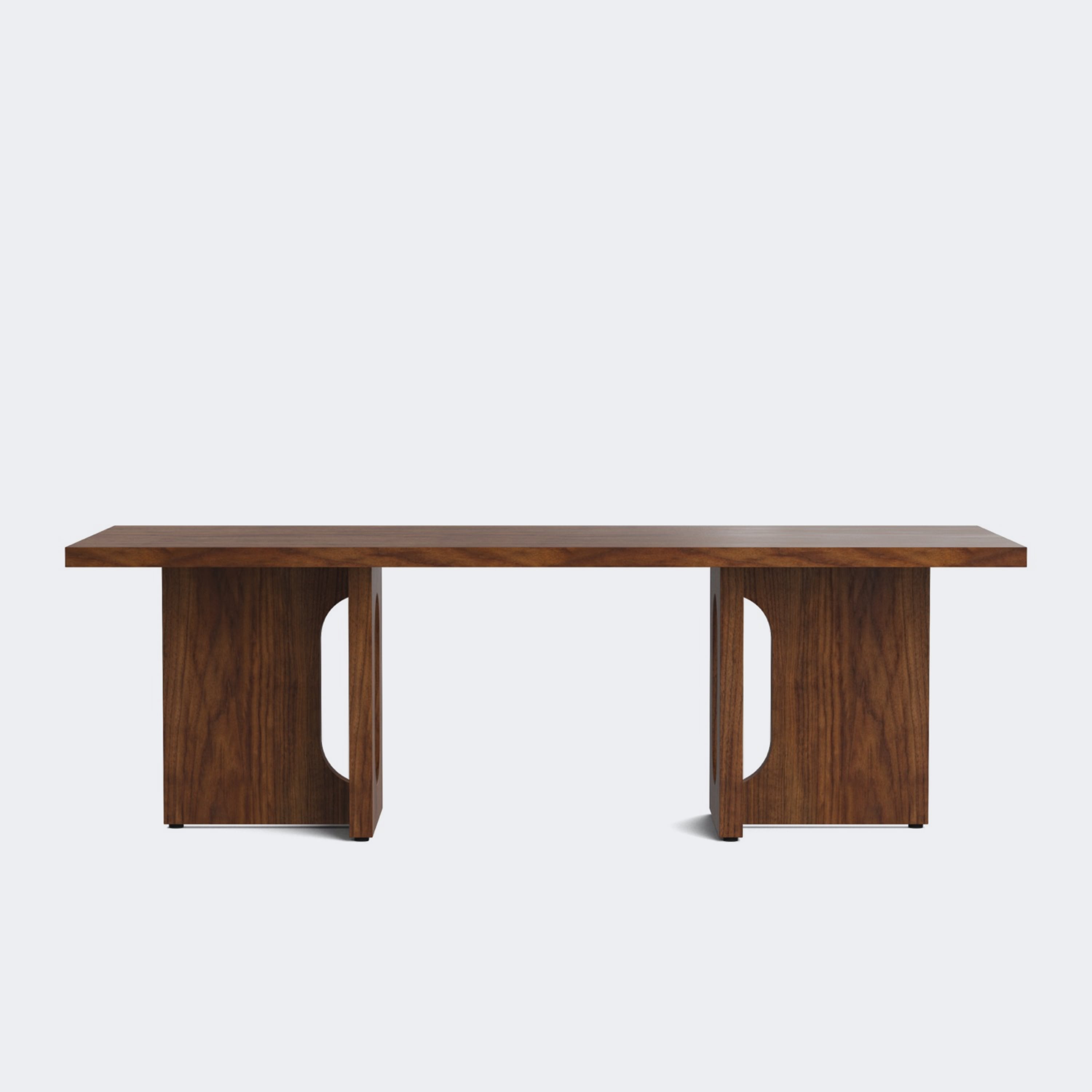 Audo Copenhagen Androgyne Lounge Table Walnut - KANSO#Base/Top_Walnut