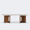 Audo Copenhagen Androgyne Lounge Table Walnut Calacatta Viola - KANSO