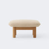 Audo Copenhagen Brasilia Ottoman Natural Oak Boucle 02 - KANSO