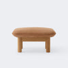 Audo Copenhagen Brasilia Ottoman Natural Oak Dunes Camel - 21004 - KANSO