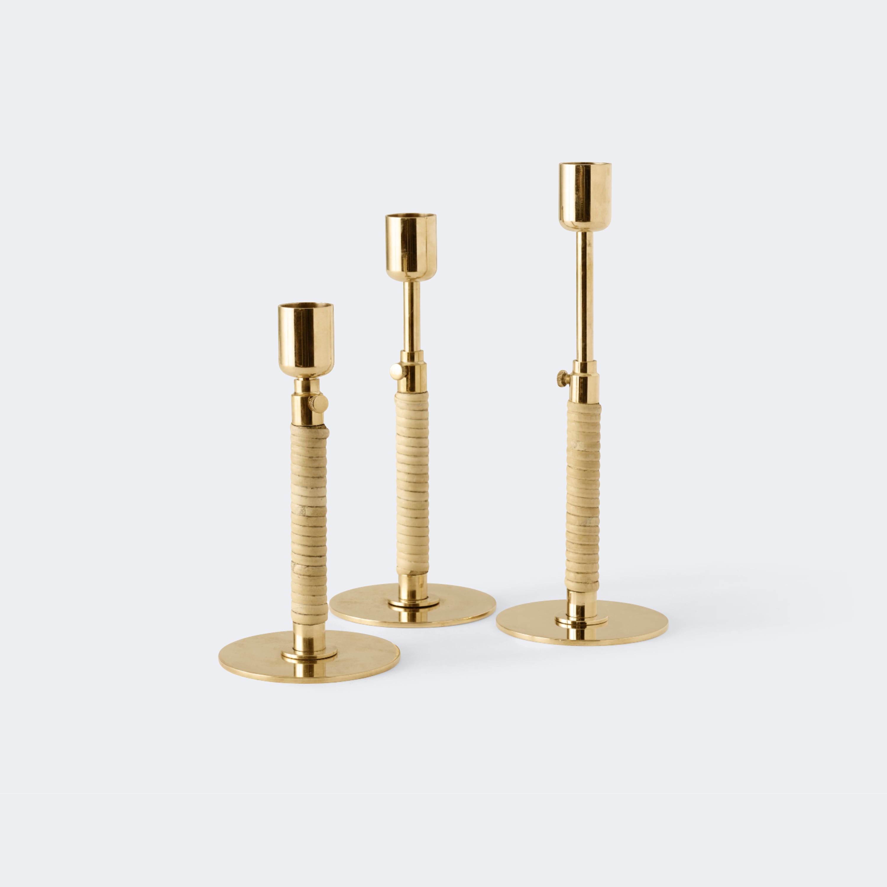 Audo Copenhagen Duca Candle Holder Polished Brass - KANSO