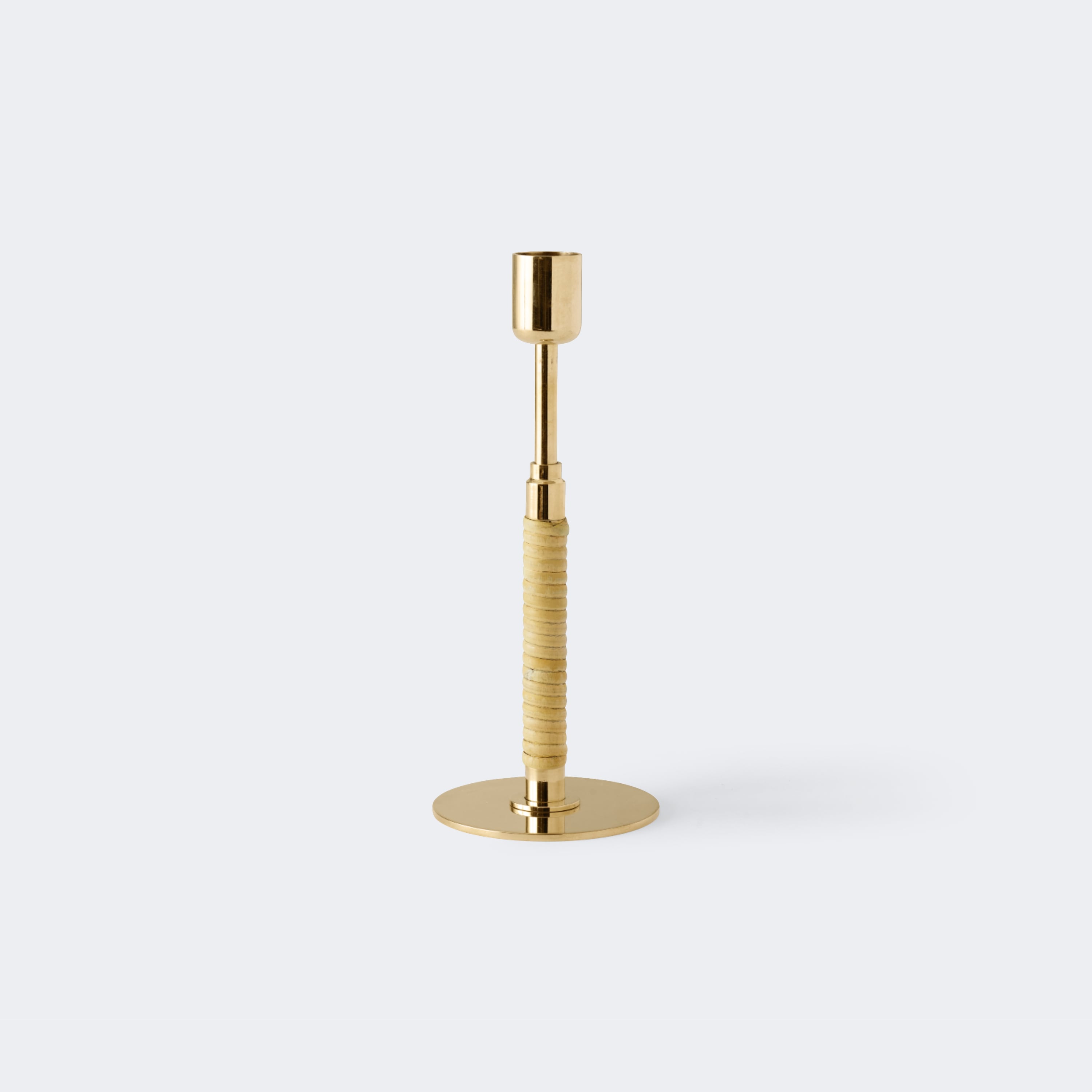 Audo Copenhagen Duca Candle Holder Polished Brass - KANSO