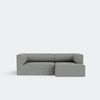 Audo Copenhagen Eave Modular Sofa, 2-Seater, Configuration 5-6 Safire 001 Configuration 5 - KANSO