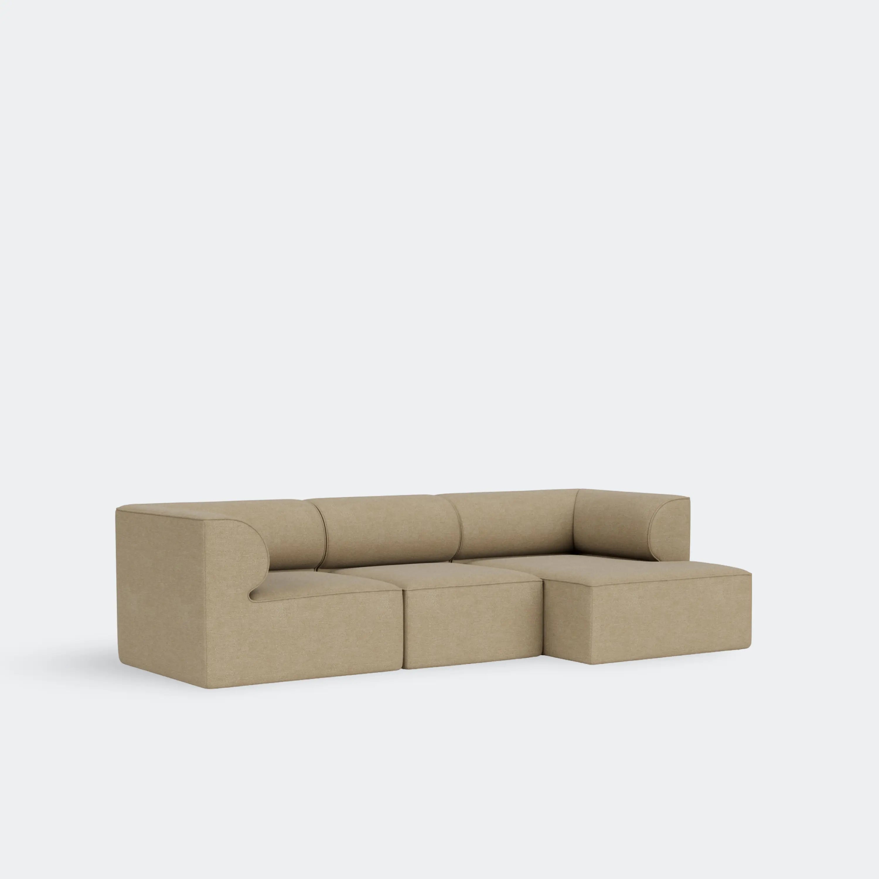 Audo Copenhagen Eave Modular Sofa, 3-Seater, Configuration 11-12 Boucle 02 Configuration 11 - KANSO