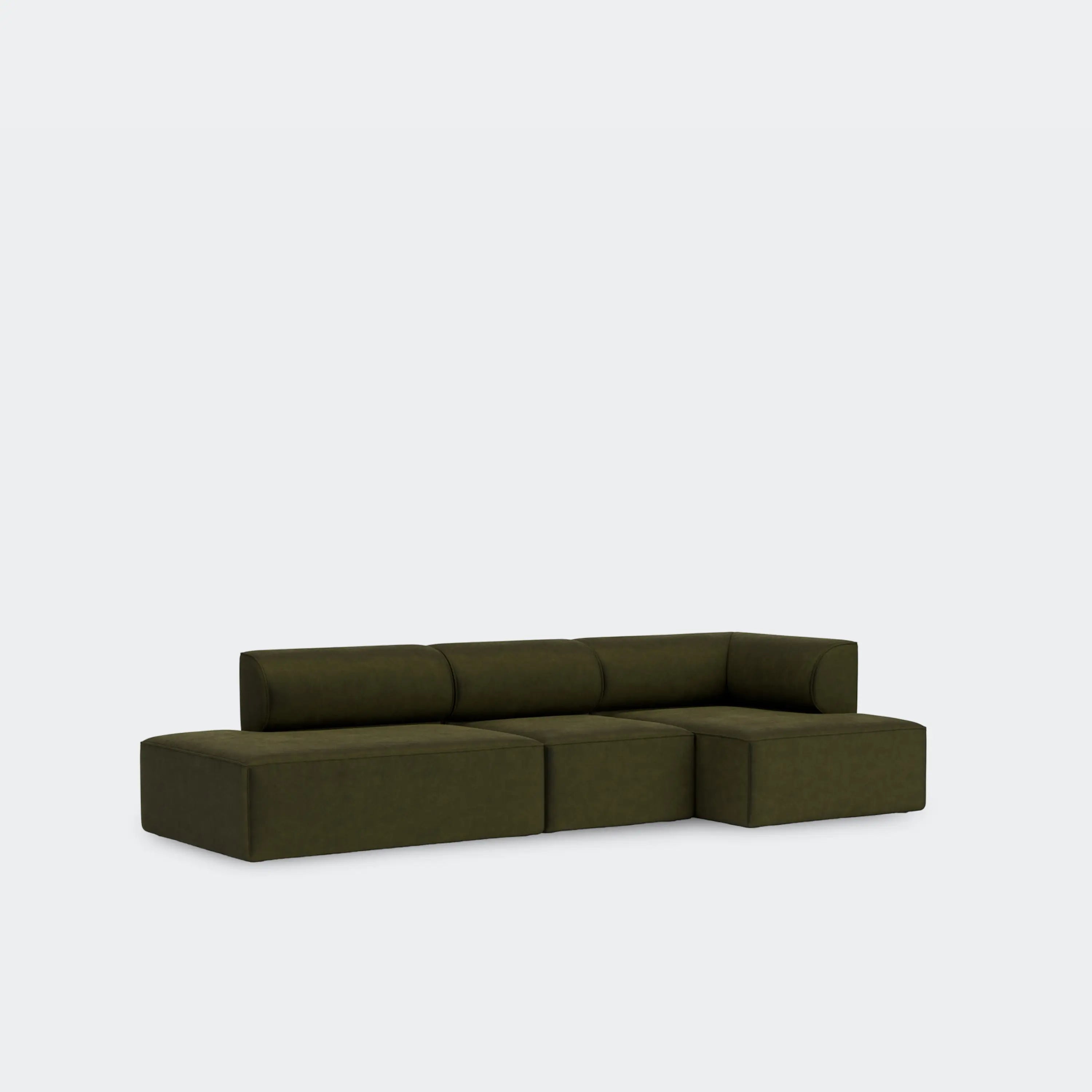 Audo Copenhagen Eave Modular Sofa, 3-Seater, Configuration 9-10 Boucle 16 Configuration 9 - KANSO