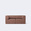 Audo Copenhagen Eave Sofa, 2-Seater Made To Order (10-12 Weeks) Boucle #08 (Bordeaux) - KANSO