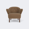 Audo Copenhagen Ingeborg Lounge Chair Smoked Oak Grand Mohair 1103 - KANSO