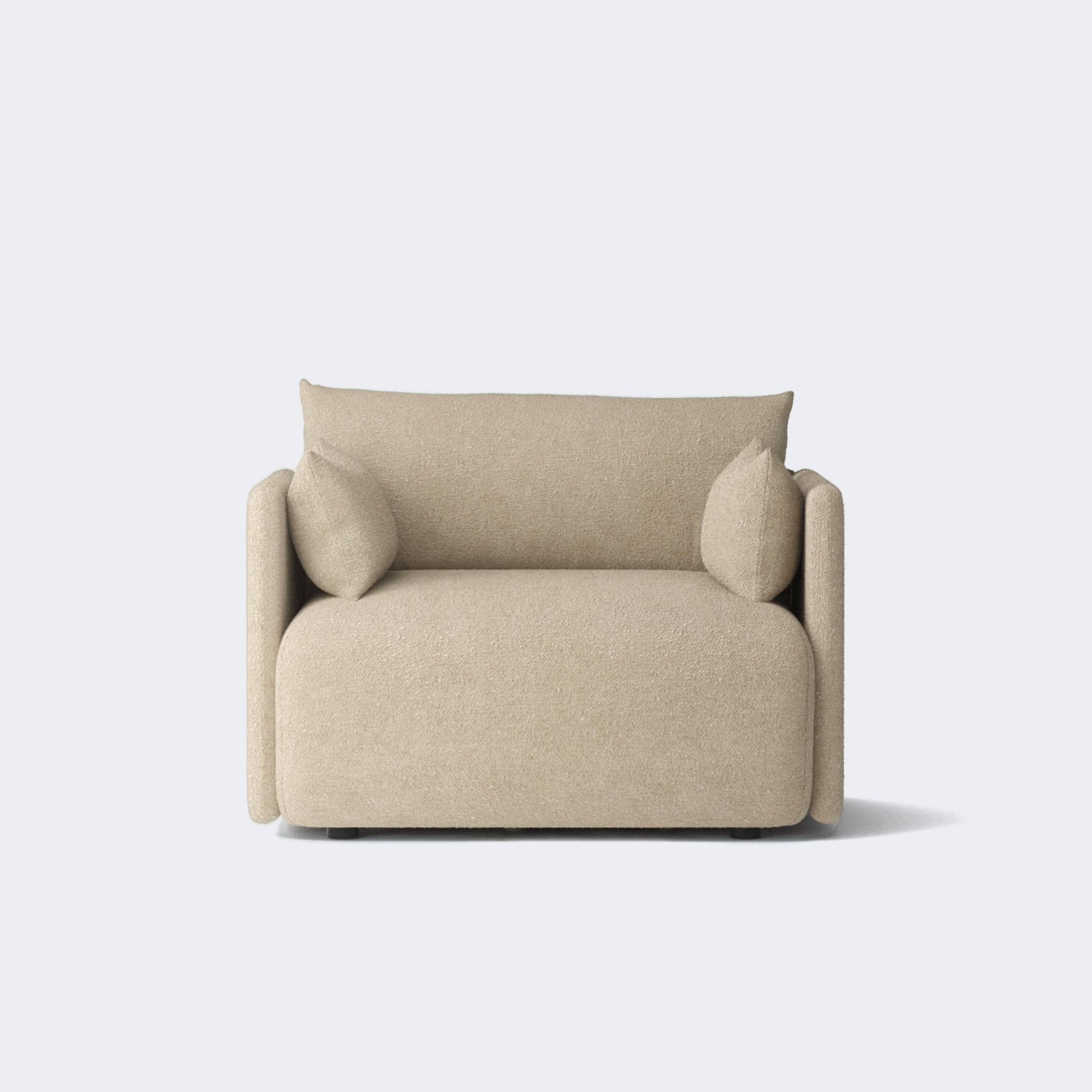 Audo Copenhagen Offset Sofa, 1 Seater Boucle 02 - KANSO