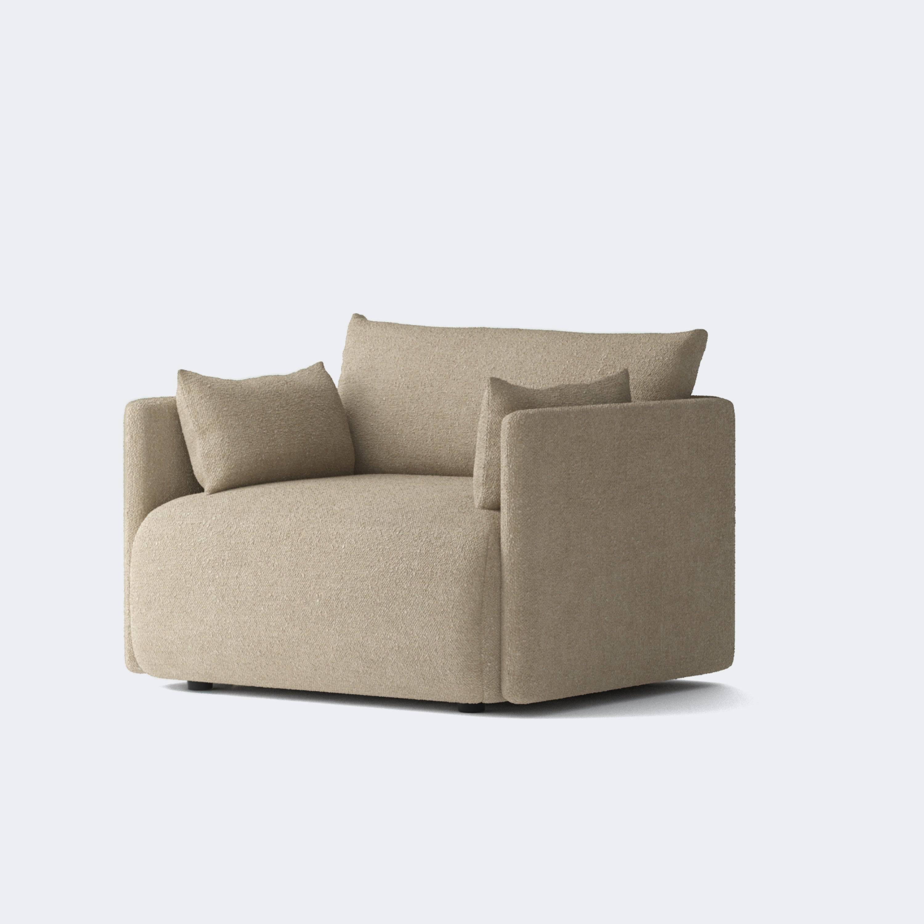 Audo Copenhagen Offset Sofa, 1 Seater Boucle 02 - KANSO