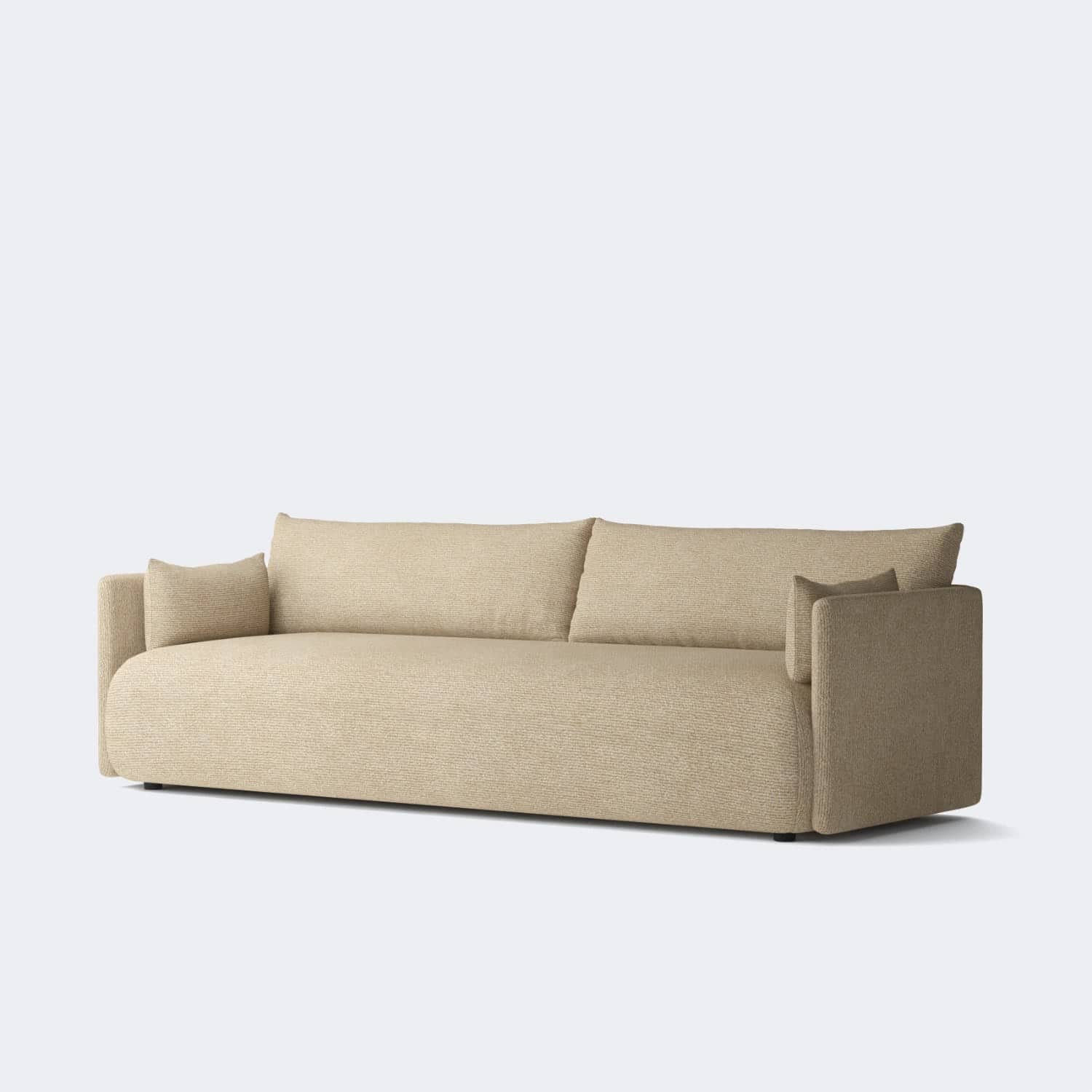 Audo Copenhagen Offset Sofa, 3 Seater Ready To Ship Audo Boucle #02 (Beige) - KANSO