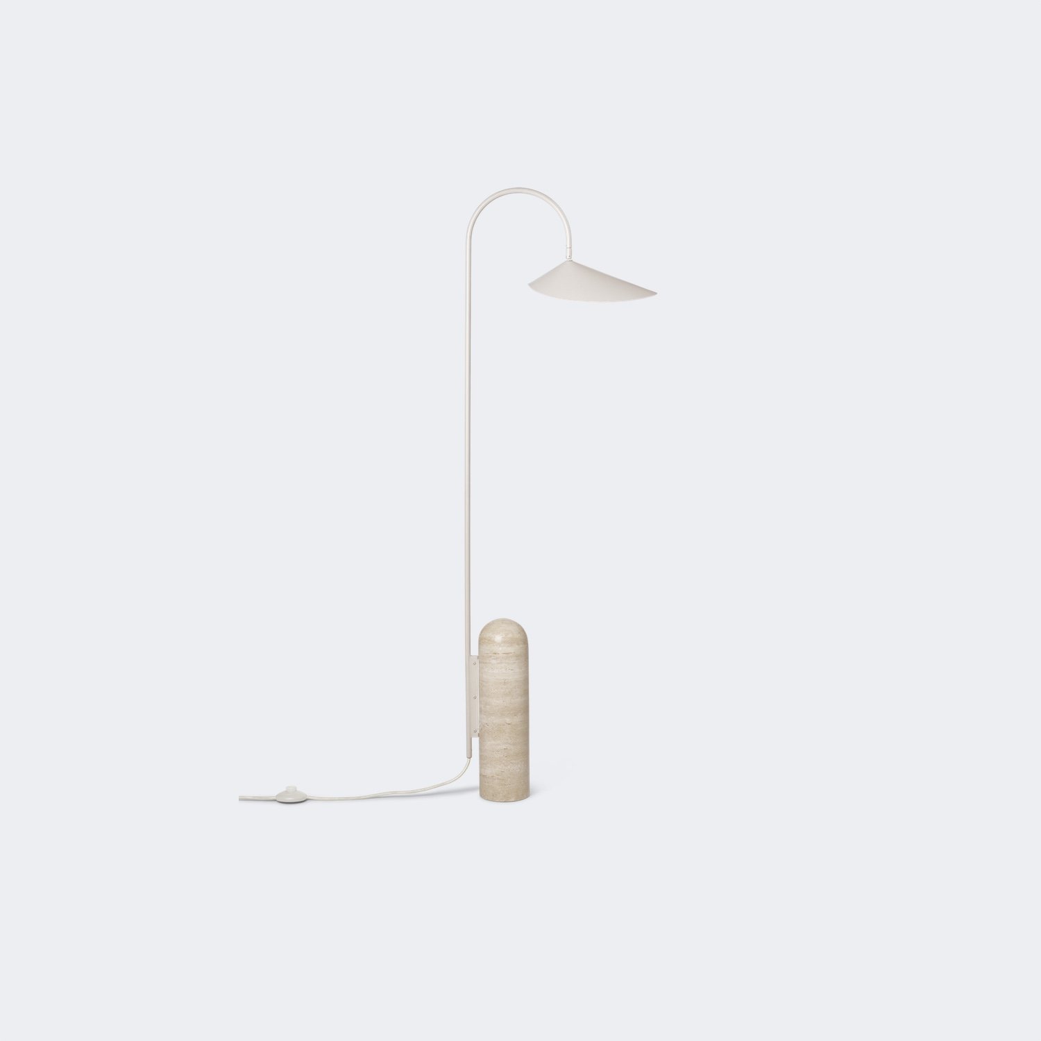 Ferm Living Arum Floor Lamp Cashmere - KANSO#Color_Cashmere