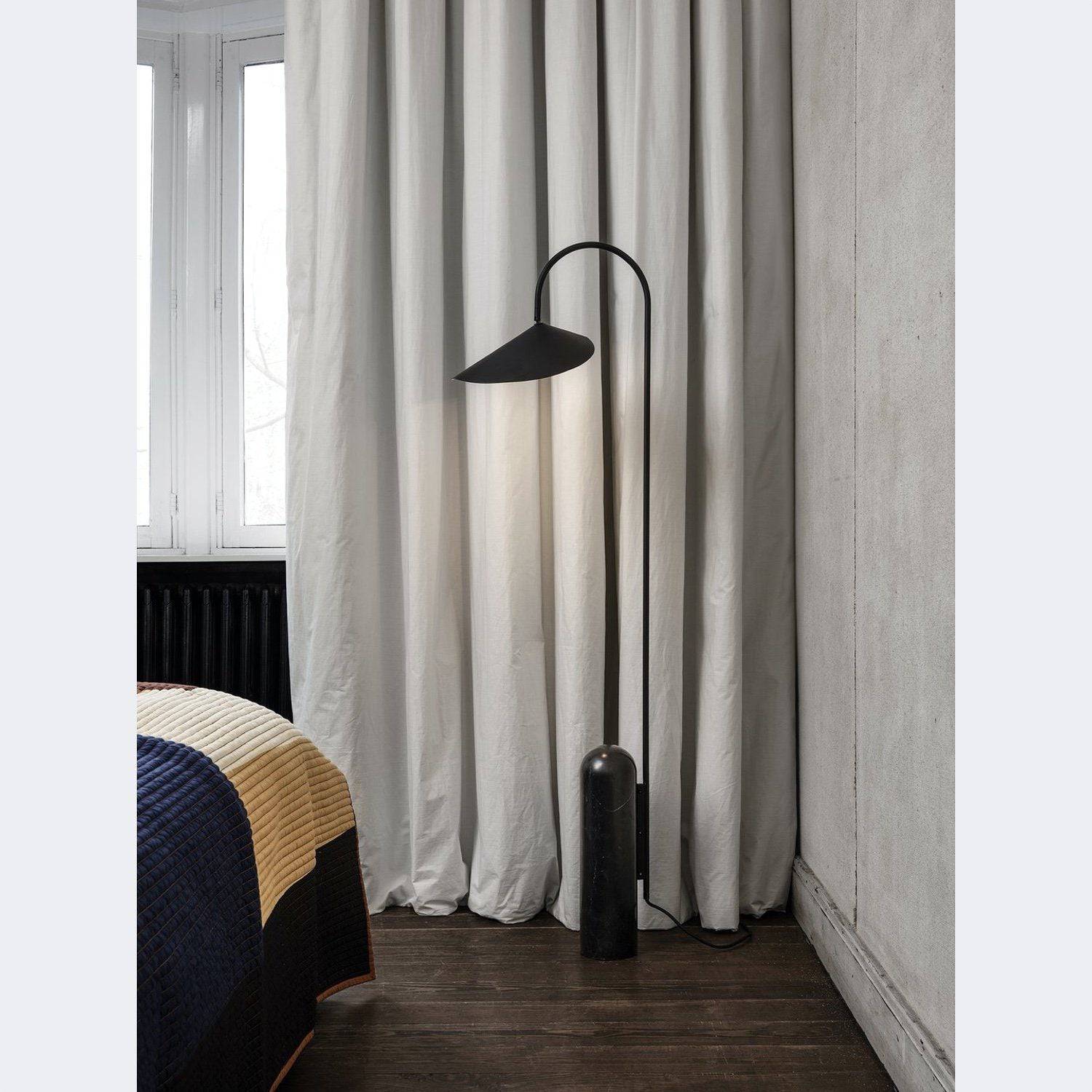 Ferm Living Arum Floor Lamp Black - KANSO#Color_Black