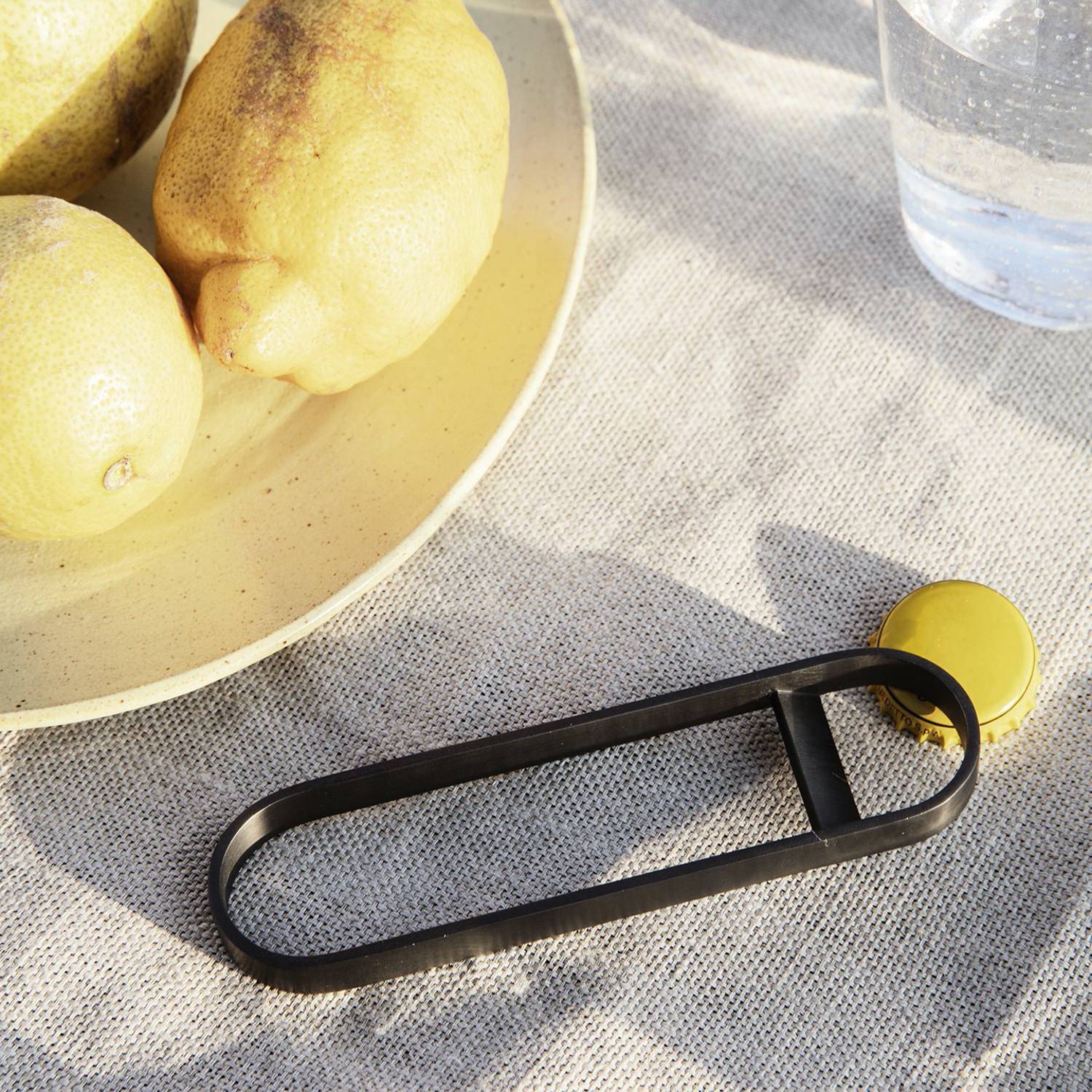 Ferm Living Fein Bottle Opener Black - KANSO#Color_Black