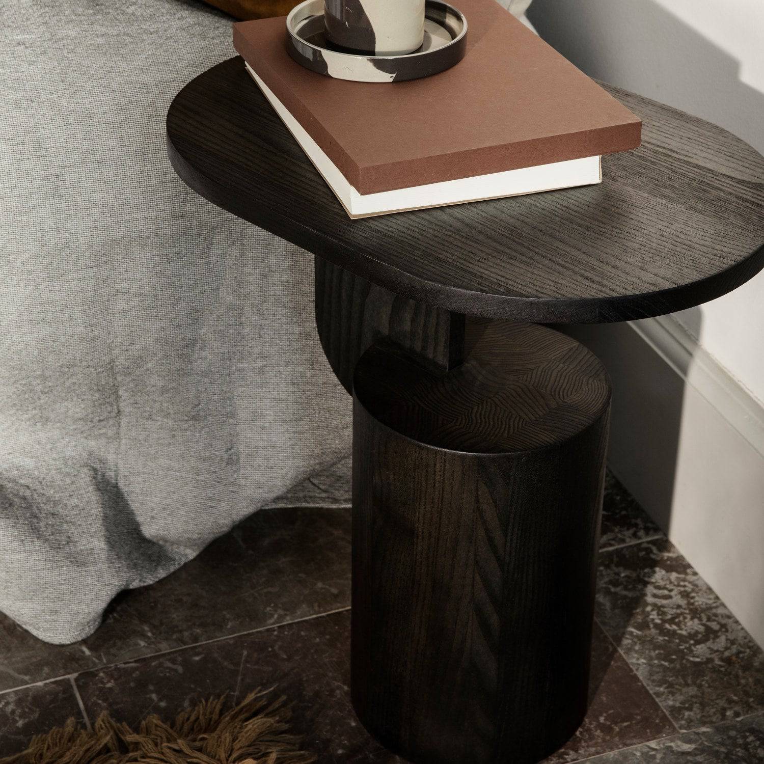 Ferm Living Insert Side Table Black - KANSO#Color_Black