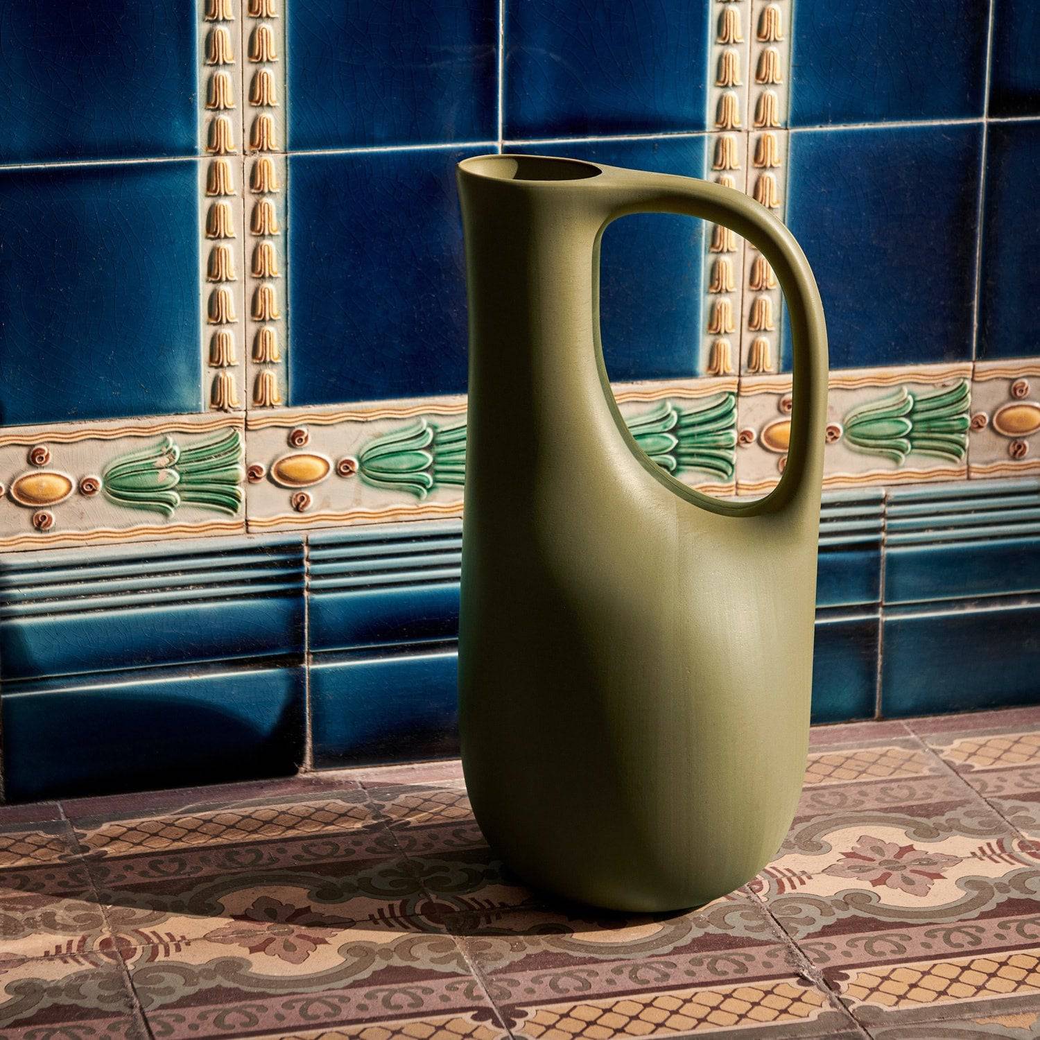 Ferm Living Liba Watering Can Olive - KANSO#Color_Olive