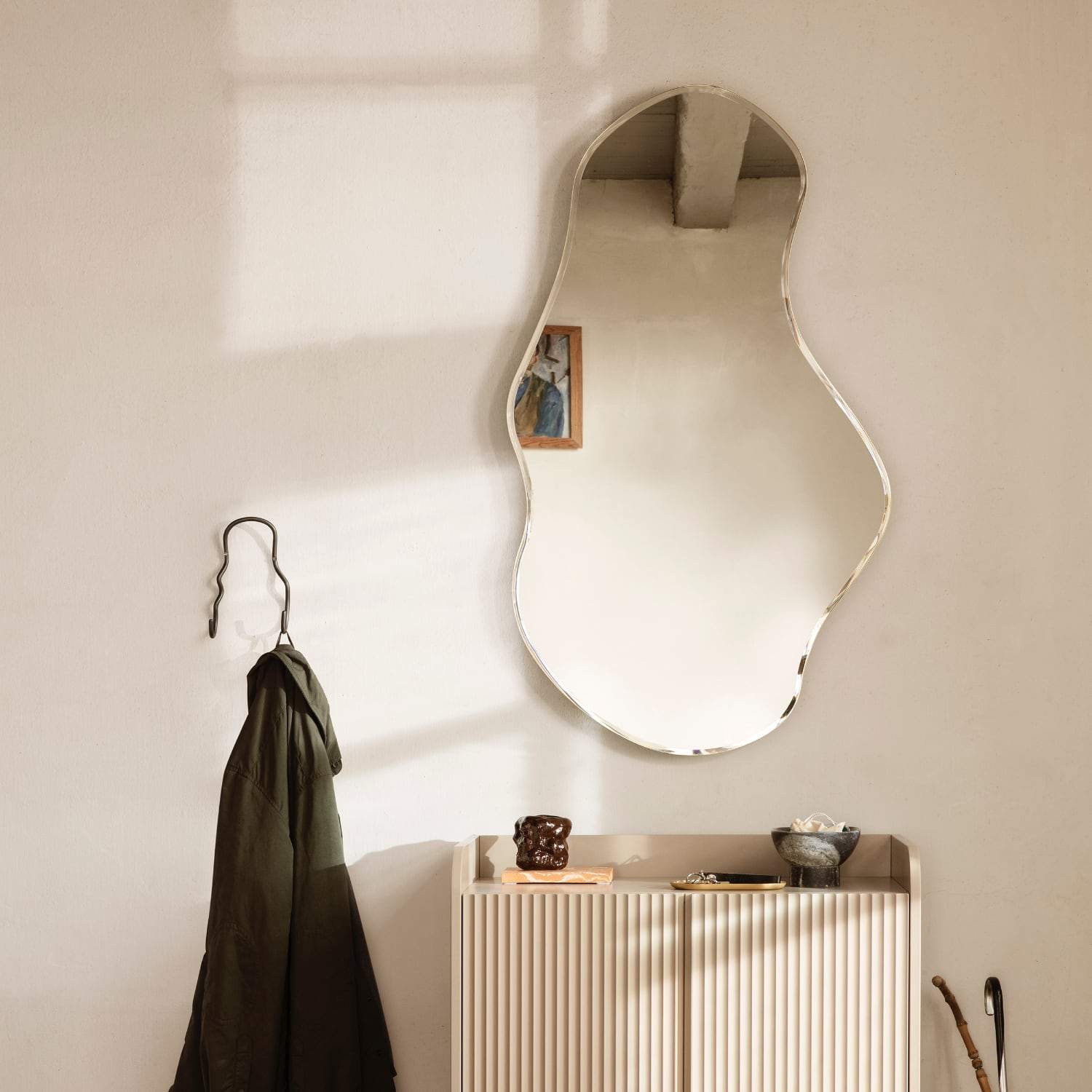 Ferm Living Pond Mirror Large Brass - KANSO#size_large #finish_brass