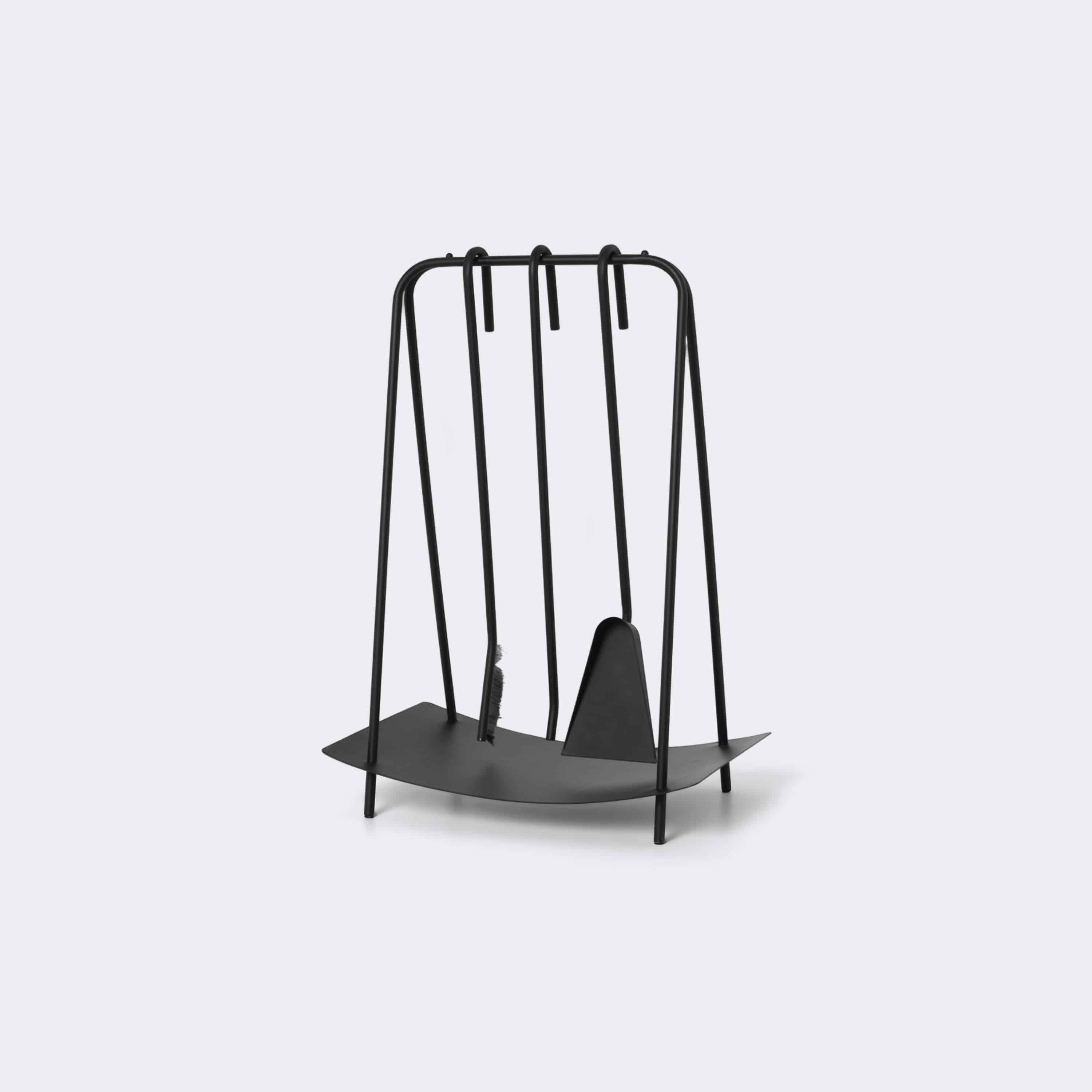 Ferm Living Port Fireplace Tools Black - KANSO#color_black