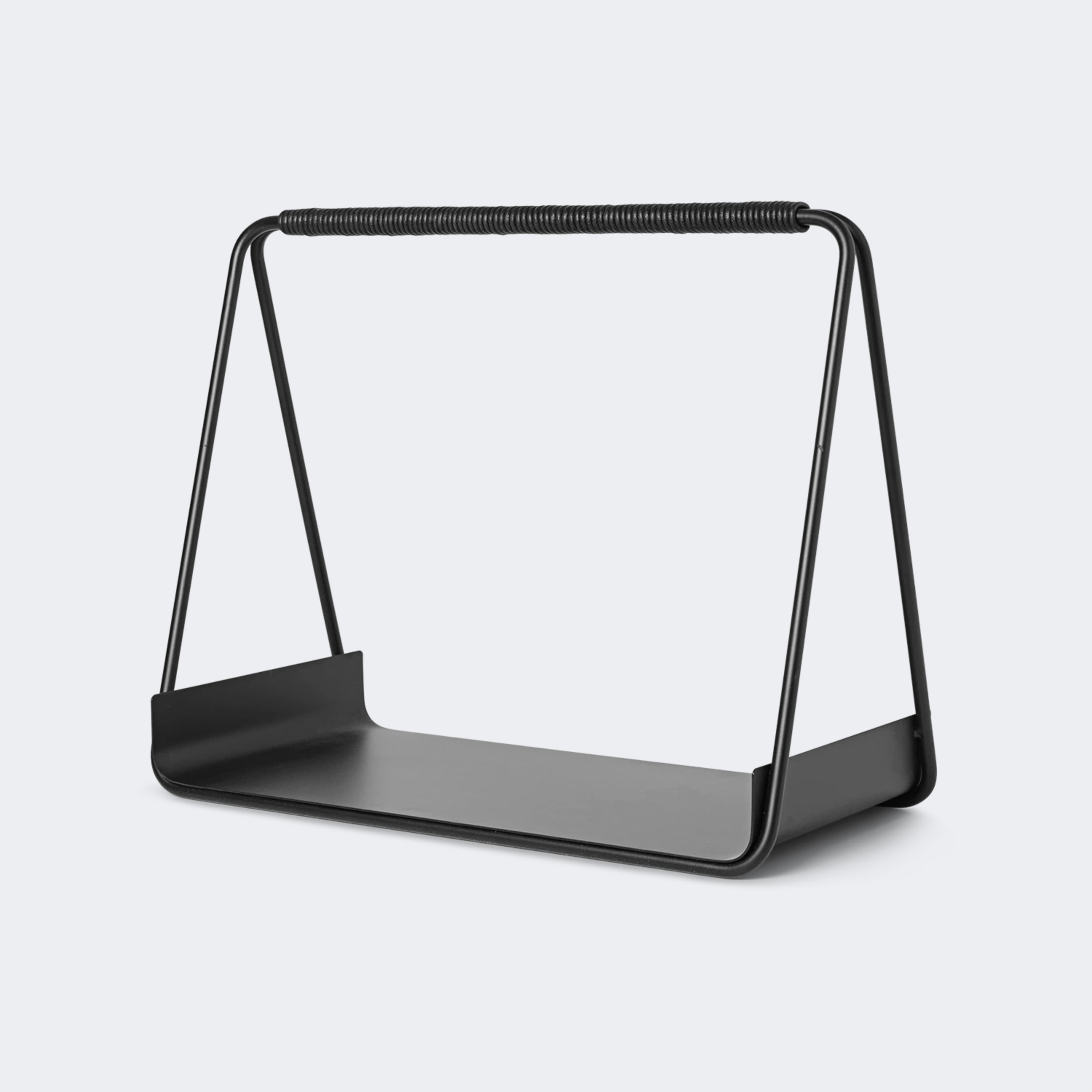 Ferm Living Port Wood Basket Black - KANSO#color_black