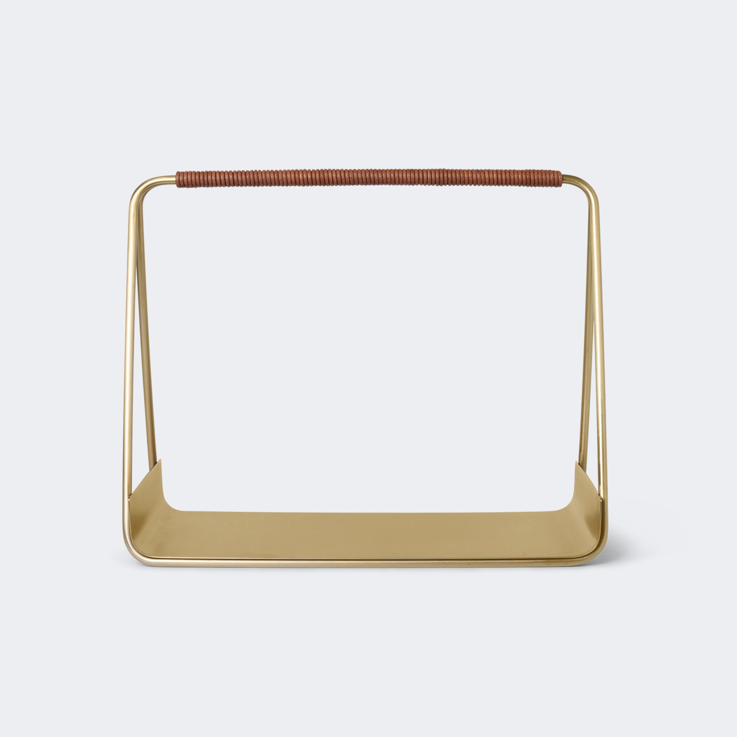 Ferm Living Port Wood Basket Brass - KANSO#color_brass