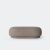 Ferm Living Rico Ottoman Ready To Ship Brushed, Warm Grey - KANSO#Fabric_Brushed, Warm Grey