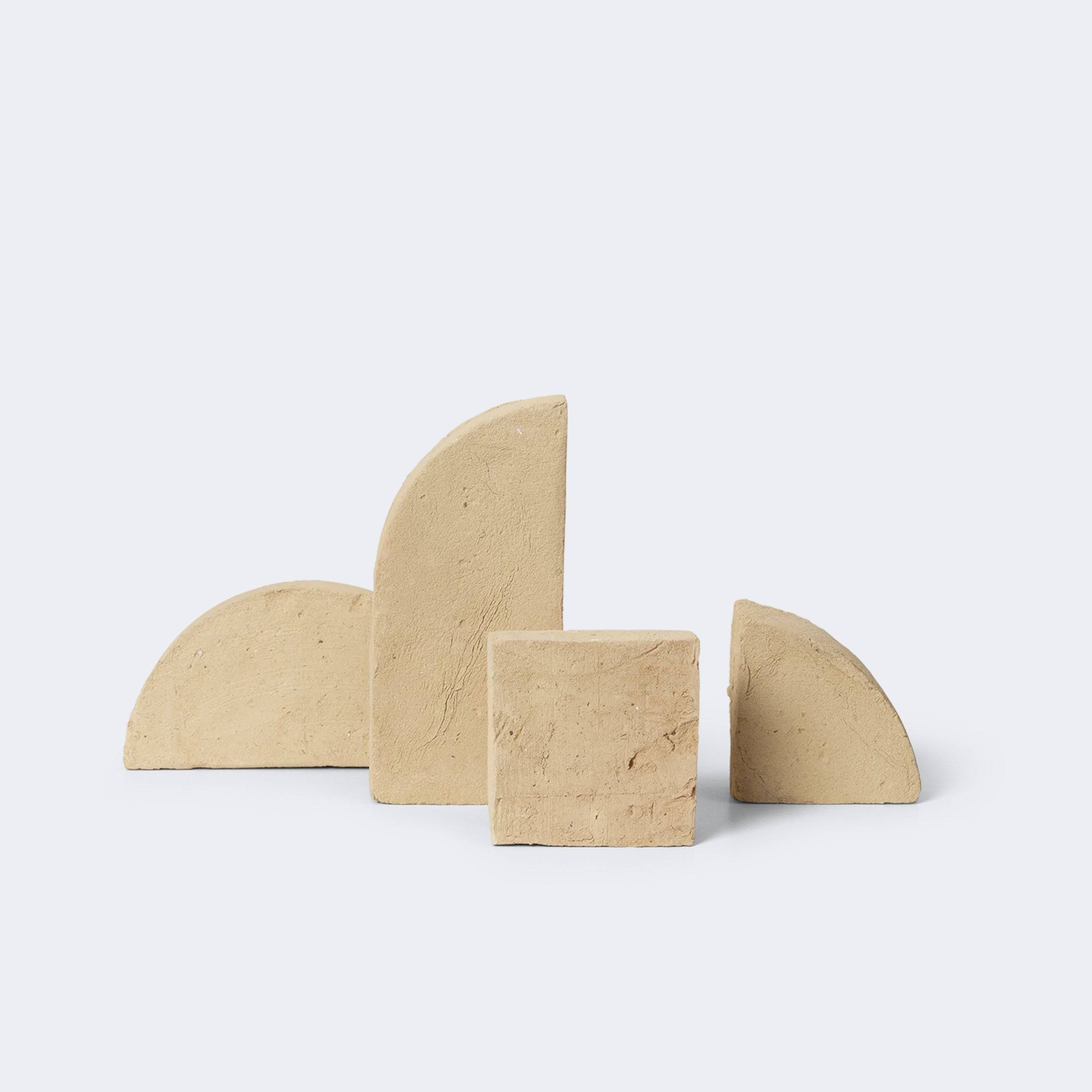 Ferm Living Shape Sculpture Set Yellow - KANSO