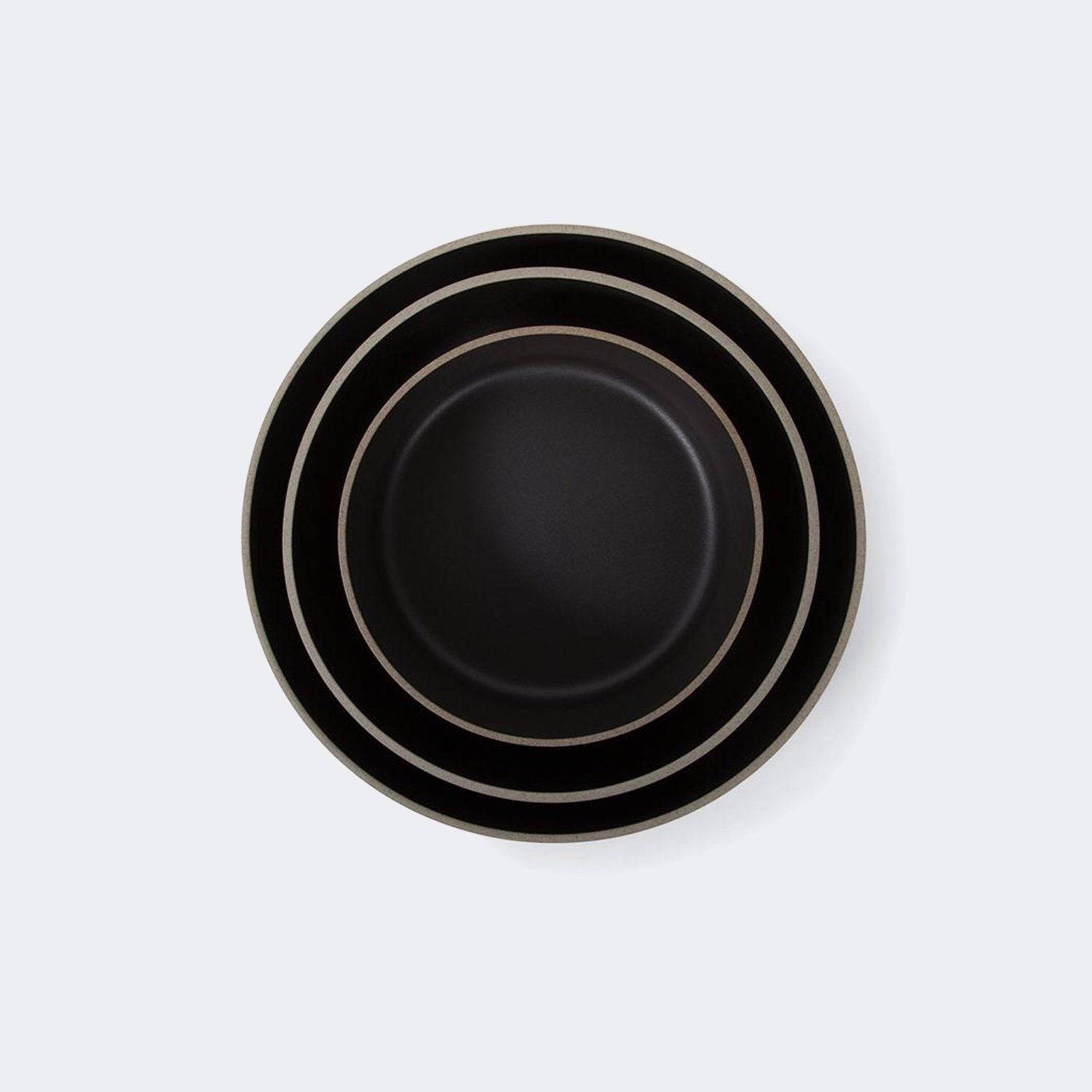 Hasami Porcelain Tall Bowl in Black 8.75" - KANSO