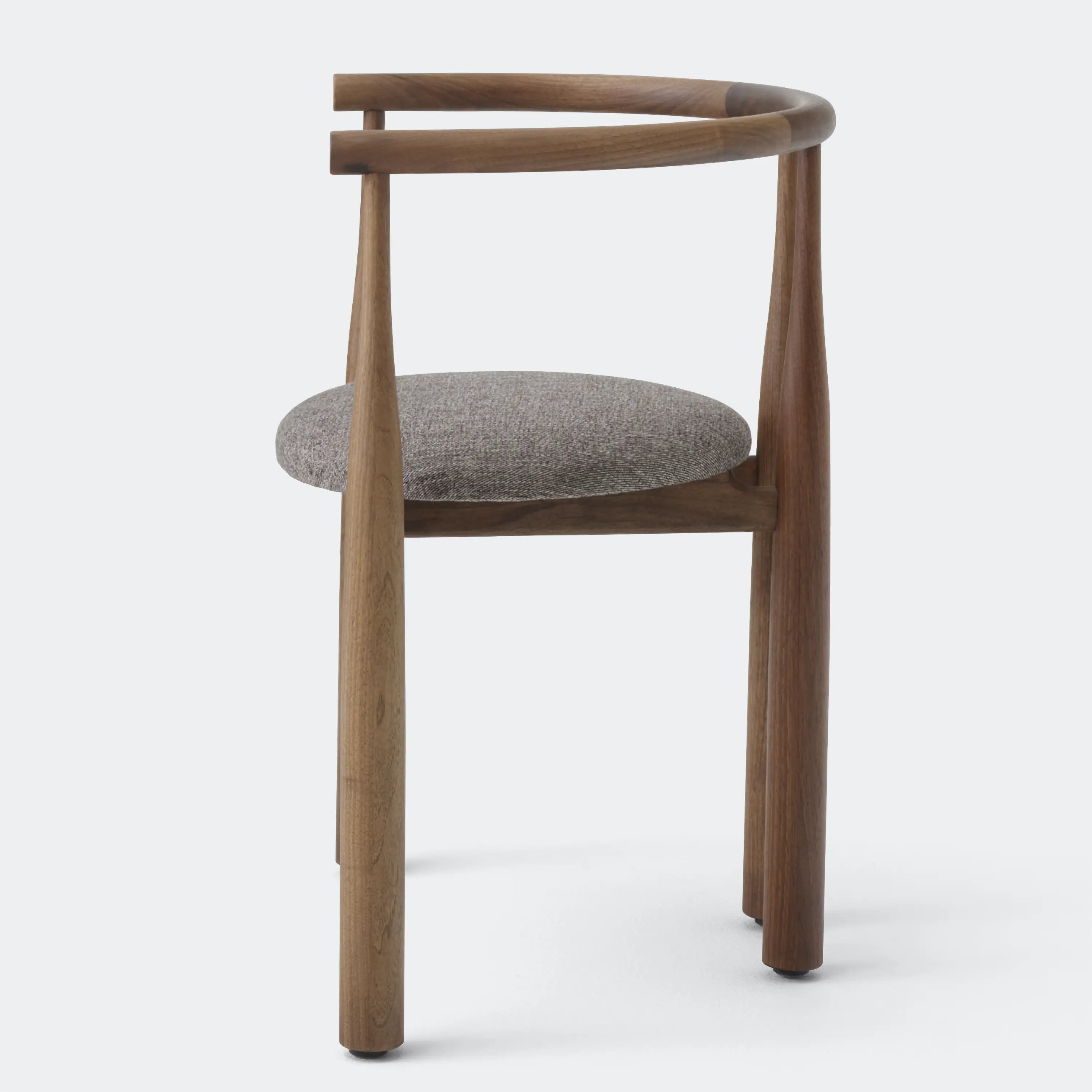 New Works Bukowski Chair 8 Weeks Walnut, Carnarvon 022 - KANSO#Frame/Fabric Color_Walnut, Carnarvon 022