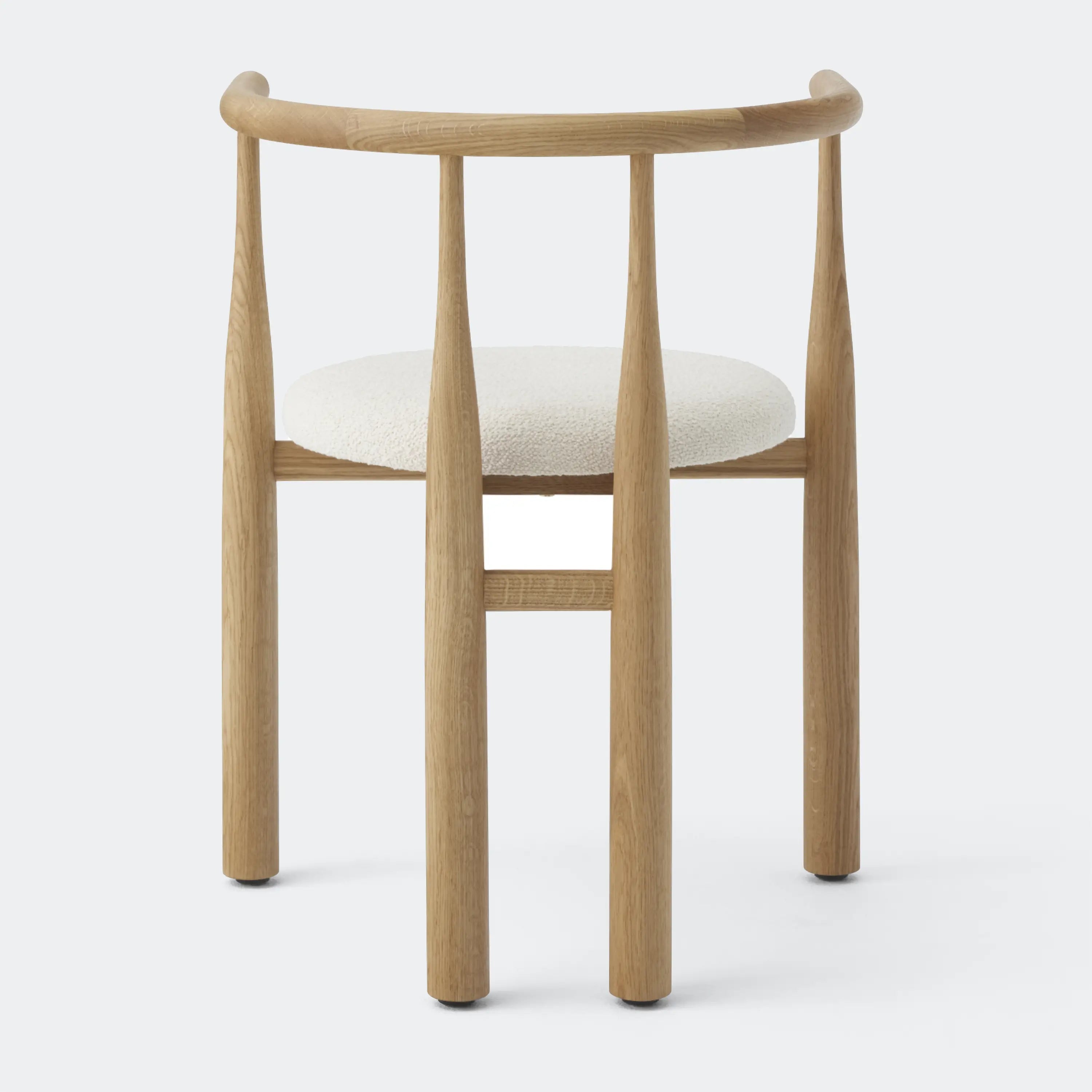 New Works Bukowski Chair 8 Weeks Oak, Lana 024 - KANSO#Frame/Fabric Color_Oak, Lana 024