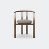 New Works Bukowski Chair Walnut w. Romo Linara 342 - KANSO