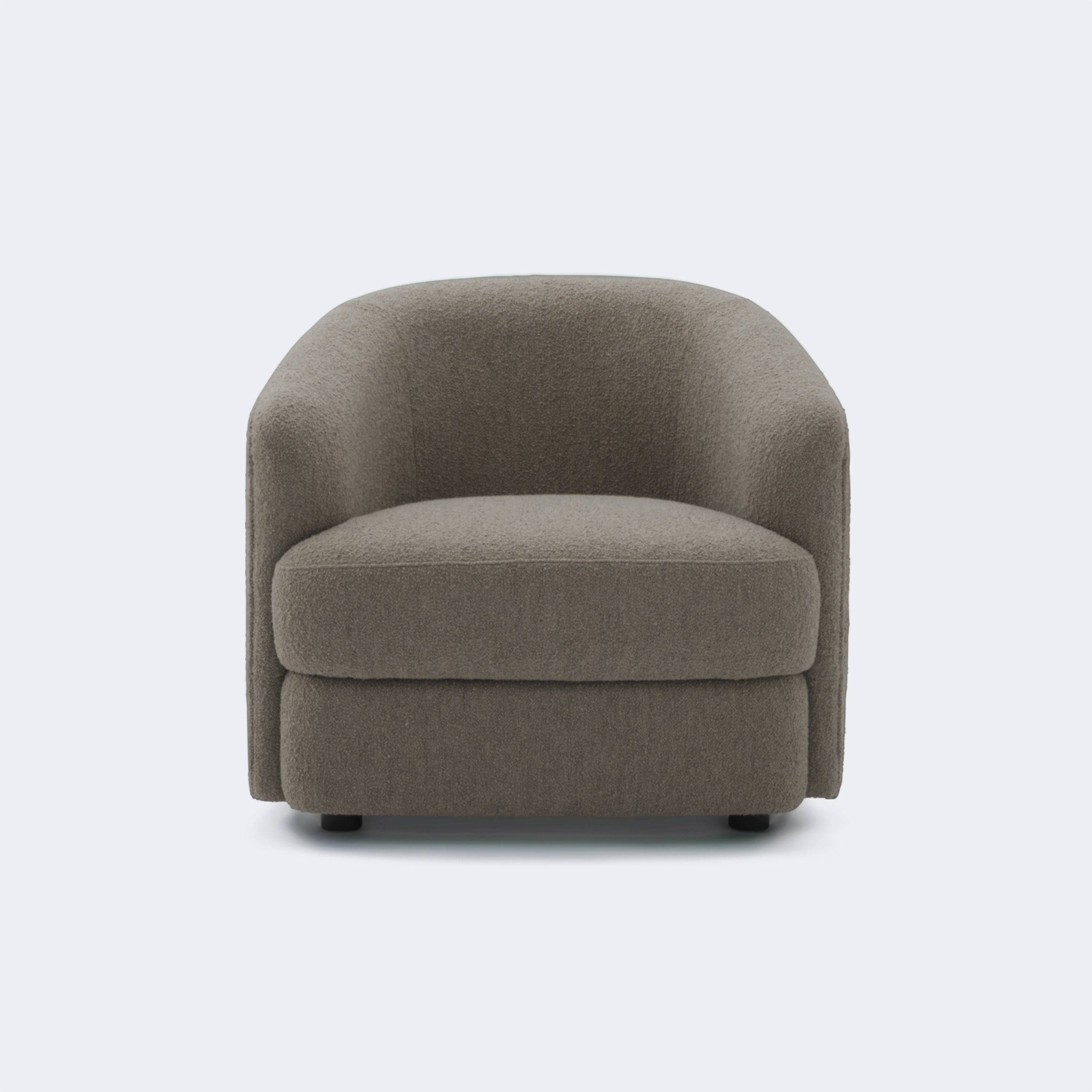 New Works Covent Lounge Chair Dark Taupe - KANSO#Upholstery_Dark Taupe