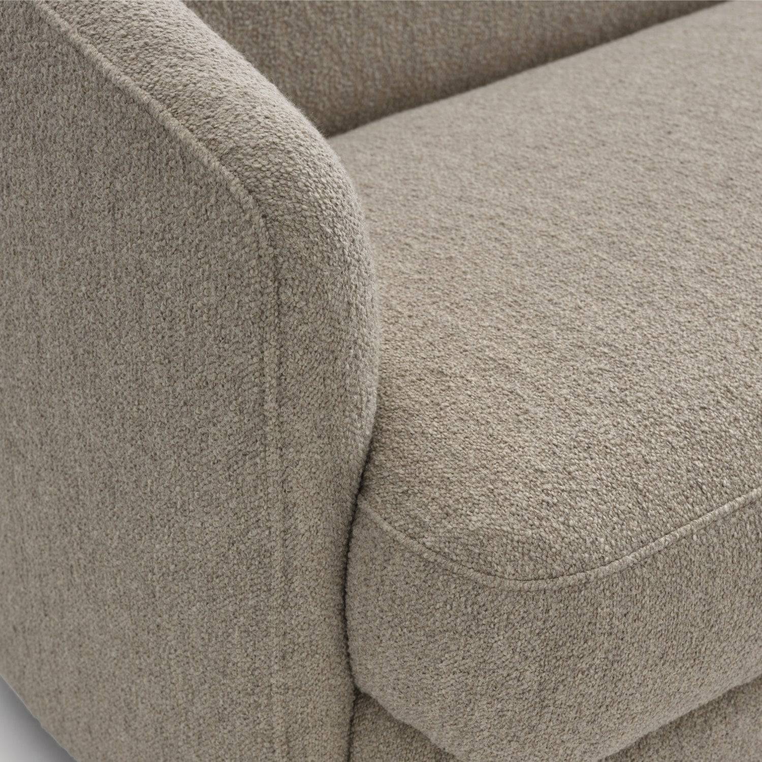 New Works Covent Sofa Deep, 3 Seater Ready To Ship Hemp - KANSO#Upholstery_Hemp