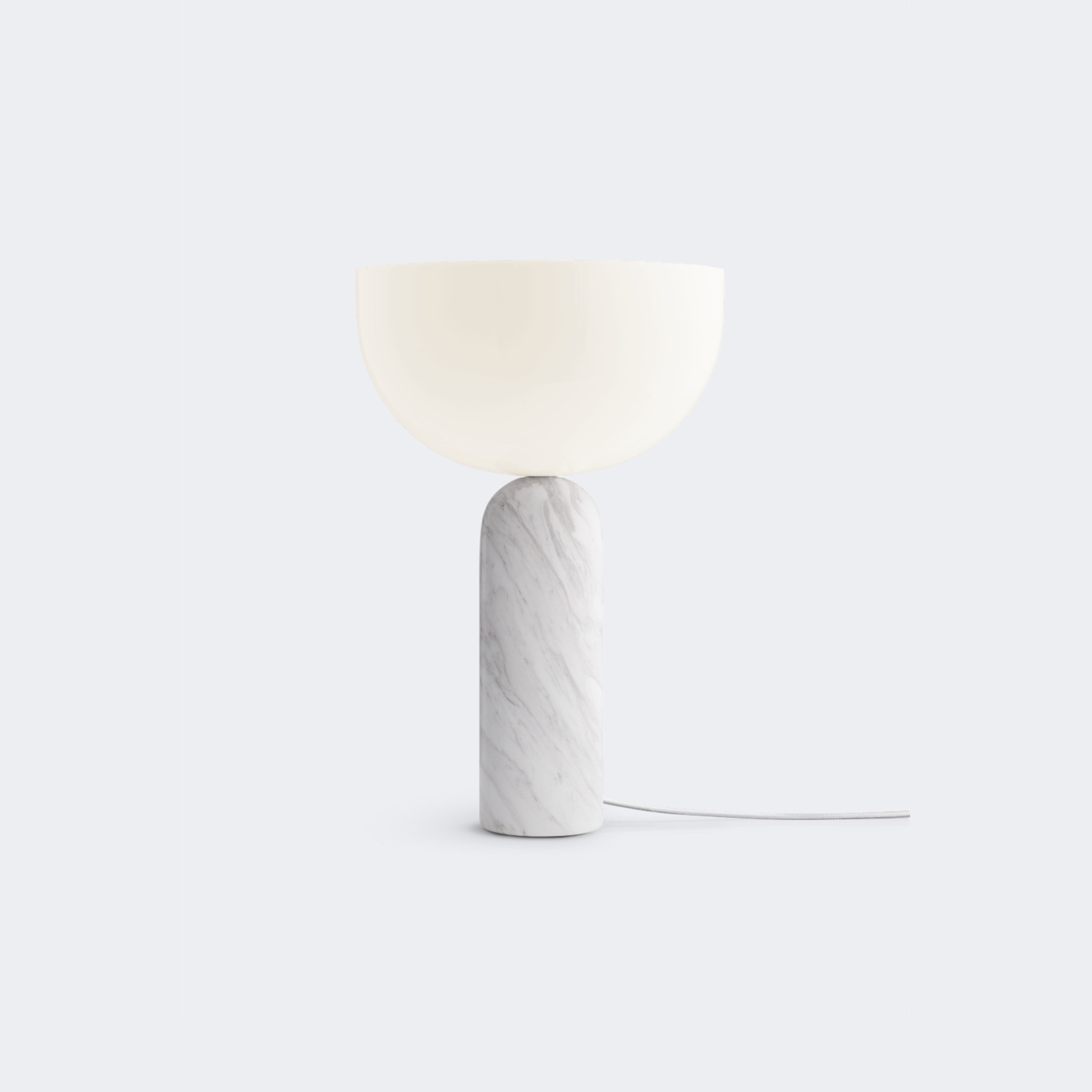 New Works Kizu Table Lamp, Large White Marble - KANSO#Color_White Marble