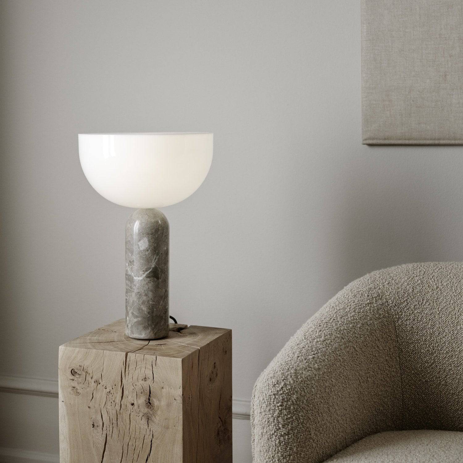 New Works Kizu Table Lamp, Large Gris du Marais - KANSO#Color_Gris du Marais