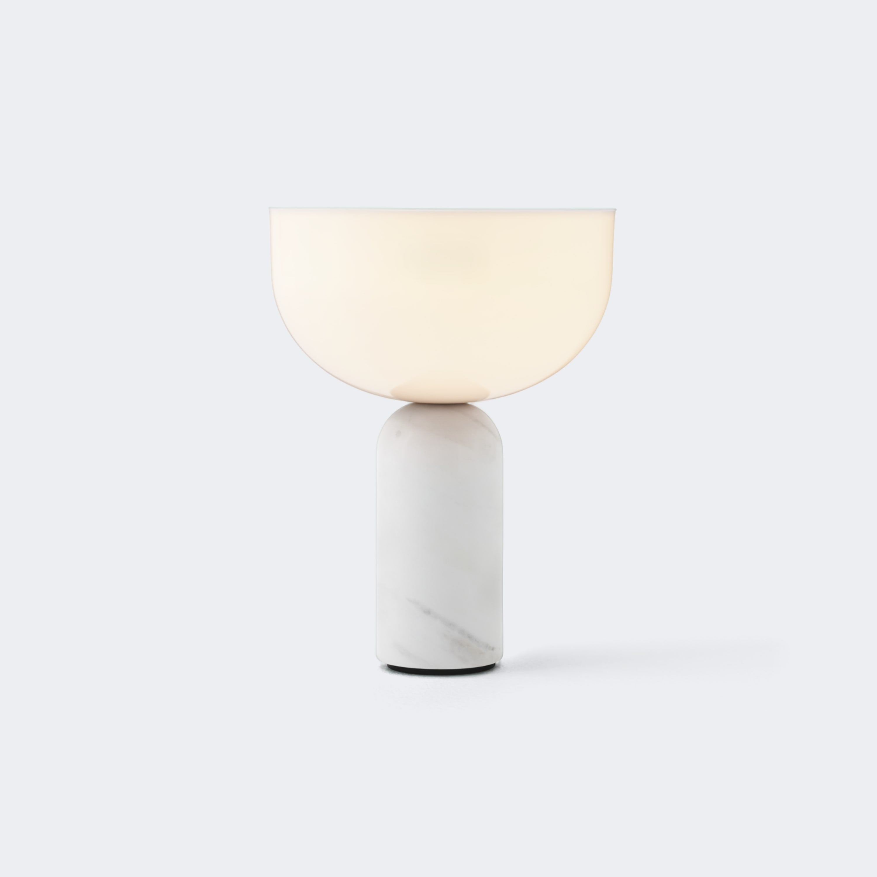 New Works Kizu Table Lamp, Portable White Marble - KANSO#Color_White Marble