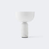 New Works Kizu Table Lamp, Portable White Marble - KANSO#Color_White Marble