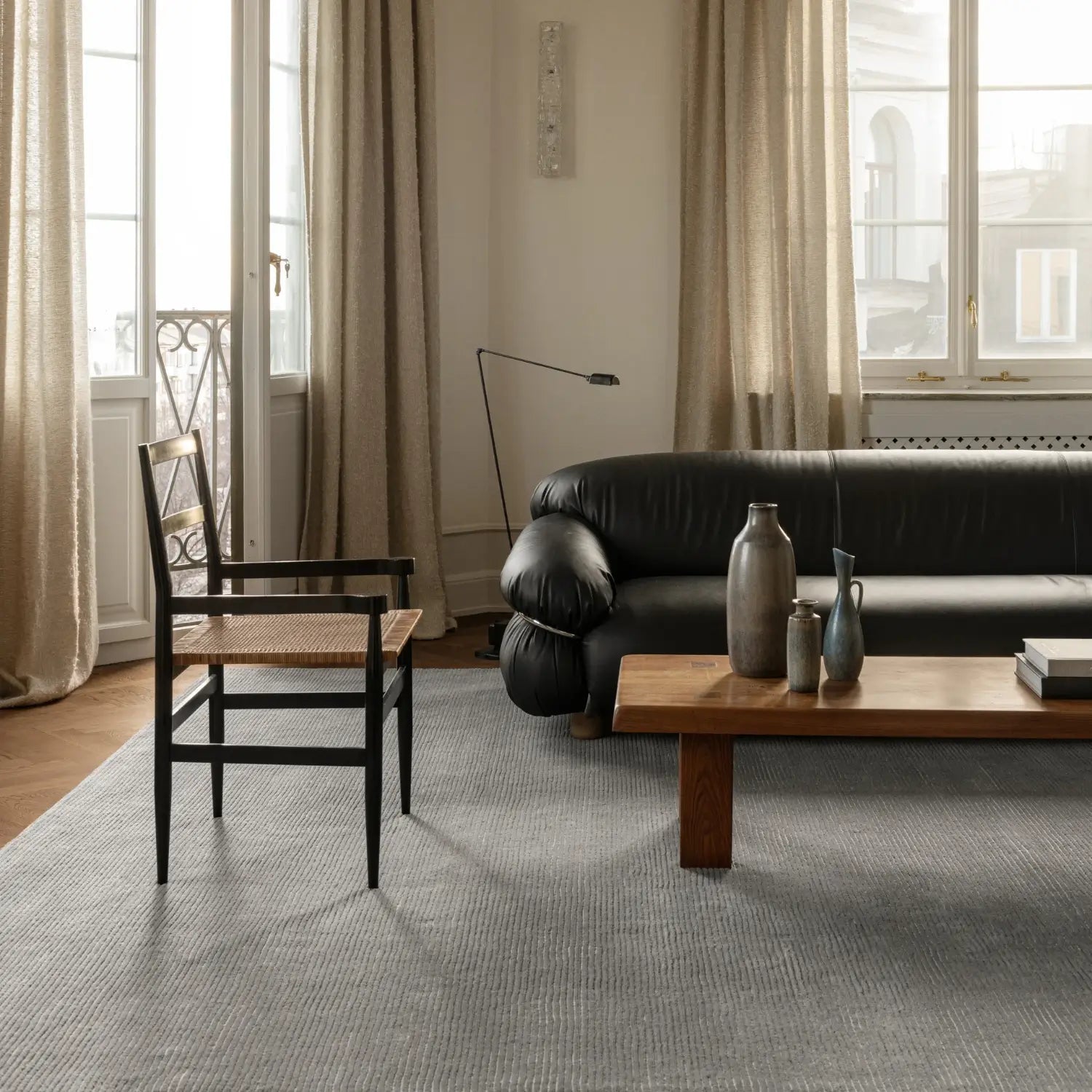 Nordic Knots Park Rug - KANSO#Color_Gray