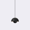 &Tradition Flowerpot VP1 Pendant Matt Black - KANSO#Color_Matt Black